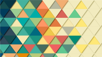 geometric tiling pattern colorful